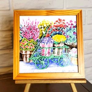 Trivet/wall art, Helen Paul, VTG